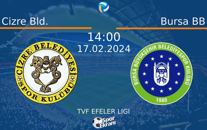 17 Şubat 2024 Cizre Bld. vs Bursa BB maçı Hangi Kanalda Saat Kaçta Yayınlanacak?