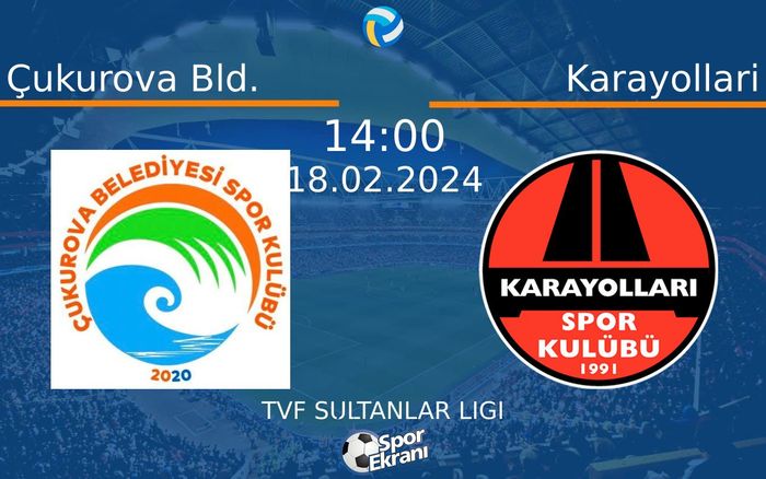 18 Şubat 2024 Çukurova Bld. vs Karayollari maçı Hangi Kanalda Saat Kaçta Yayınlanacak? 18 Şubat 2024 Çukurova Bld. vs Karayollari maçı Hangi Kanalda Saat Kaçta Yayınlanacak?