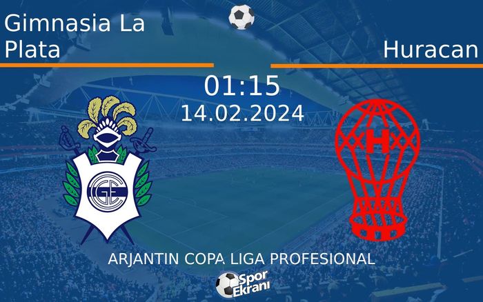 14 Şubat 2024 Gimnasia La Plata vs Huracan maçı Hangi Kanalda Saat Kaçta Yayınlanacak? 14 Şubat 2024 Gimnasia La Plata vs Huracan maçı Hangi Kanalda Saat Kaçta Yayınlanacak?