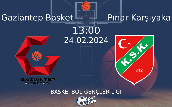 24 Şubat 2024 Gaziantep Basket vs Pınar Karşıyaka maçı Hangi Kanalda Saat Kaçta Yayınlanacak?