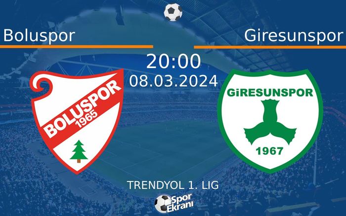 08 Mart 2024 Boluspor vs Giresunspor maçı Hangi Kanalda Saat Kaçta Yayınlanacak? 08 Mart 2024 Boluspor vs Giresunspor maçı Hangi Kanalda Saat Kaçta Yayınlanacak?