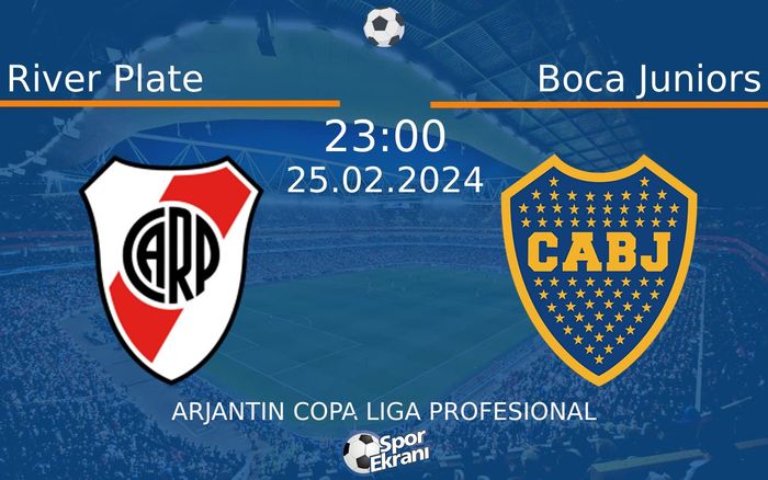 25 Şubat 2024 River Plate vs Boca Juniors maçı Hangi Kanalda Saat Kaçta Yayınlanacak? 25 Şubat 2024 River Plate vs Boca Juniors maçı Hangi Kanalda Saat Kaçta Yayınlanacak?