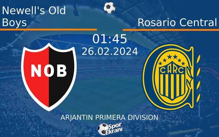 26 Şubat 2024 Newell's Old Boys vs Rosario Central maçı Hangi Kanalda Saat Kaçta Yayınlanacak? 26 Şubat 2024 Newell's Old Boys vs Rosario Central maçı Hangi Kanalda Saat Kaçta Yayınlanacak?