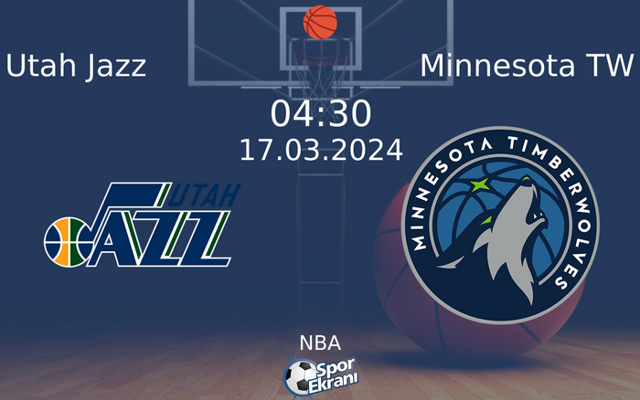 17 Mart 2024 Utah Jazz vs Minnesota TW maçı Hangi Kanalda Saat Kaçta Yayınlanacak? 17 Mart 2024 Utah Jazz vs Minnesota TW maçı Hangi Kanalda Saat Kaçta Yayınlanacak?