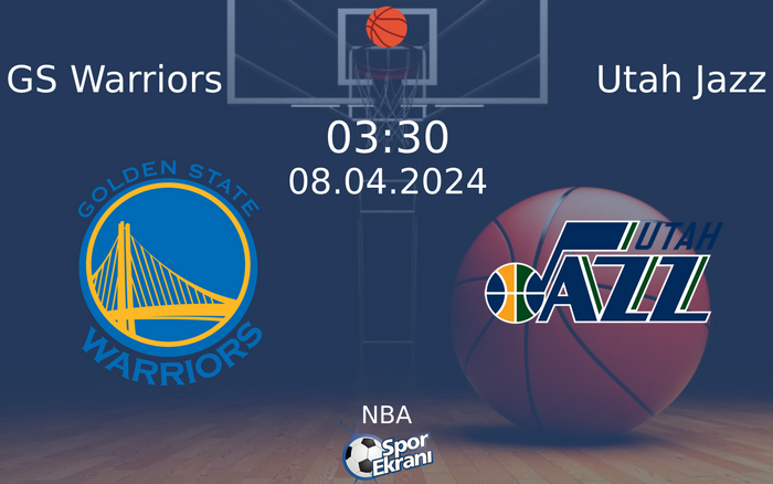 08 Nisan 2024 GS Warriors vs Utah Jazz maçı Hangi Kanalda Saat Kaçta Yayınlanacak? 08 Nisan 2024 GS Warriors vs Utah Jazz maçı Hangi Kanalda Saat Kaçta Yayınlanacak?