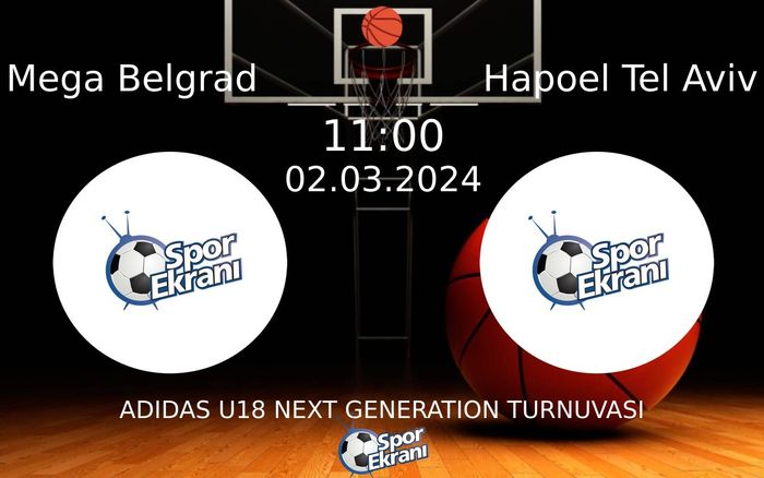 02 Mart 2024 Mega Belgrad vs Hapoel Tel Aviv maçı Hangi Kanalda Saat Kaçta Yayınlanacak?