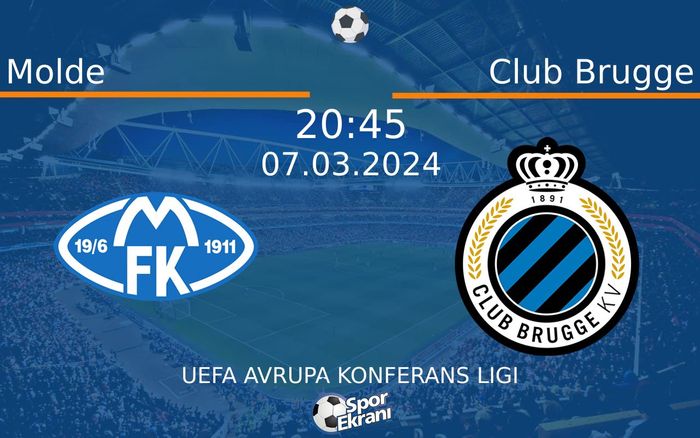07 Mart 2024 Molde vs Club Brugge maçı Hangi Kanalda Saat Kaçta Yayınlanacak? 07 Mart 2024 Molde vs Club Brugge maçı Hangi Kanalda Saat Kaçta Yayınlanacak?