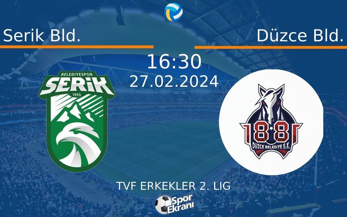 27 Şubat 2024 Serik Bld. vs Düzce Bld. maçı Hangi Kanalda Saat Kaçta Yayınlanacak? 27 Şubat 2024 Serik Bld. vs Düzce Bld. maçı Hangi Kanalda Saat Kaçta Yayınlanacak?