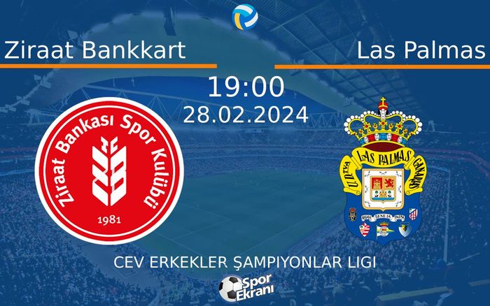 28 Şubat 2024 Ziraat Bankkart vs Las Palmas maçı Hangi Kanalda Saat Kaçta Yayınlanacak? 28 Şubat 2024 Ziraat Bankkart vs Las Palmas maçı Hangi Kanalda Saat Kaçta Yayınlanacak?