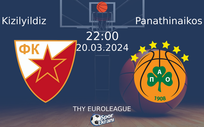 20 Mart 2024 Kizilyildiz vs Panathinaikos maçı Hangi Kanalda Saat Kaçta Yayınlanacak?