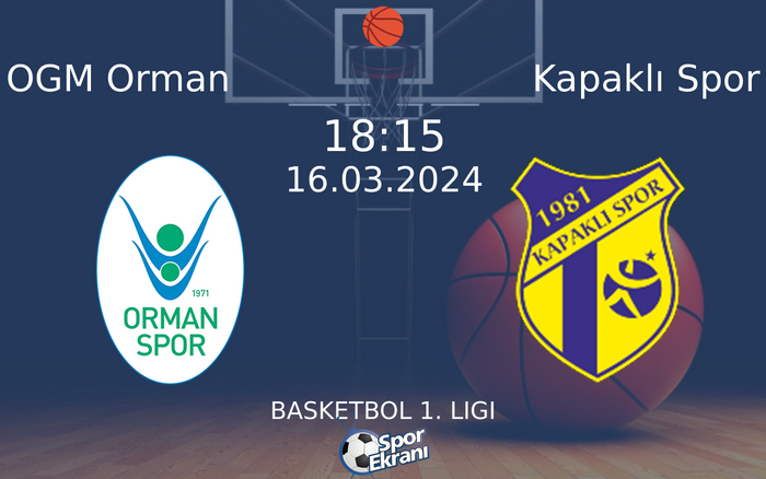 16 Mart 2024 OGM Orman vs Kapaklı Spor maçı Hangi Kanalda Saat Kaçta Yayınlanacak? 16 Mart 2024 OGM Orman vs Kapaklı Spor maçı Hangi Kanalda Saat Kaçta Yayınlanacak?