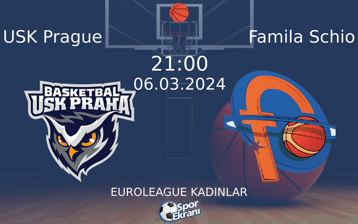 06 Mart 2024 USK Prague vs Famila Schio maçı Hangi Kanalda Saat Kaçta Yayınlanacak? 06 Mart 2024 USK Prague vs Famila Schio maçı Hangi Kanalda Saat Kaçta Yayınlanacak?