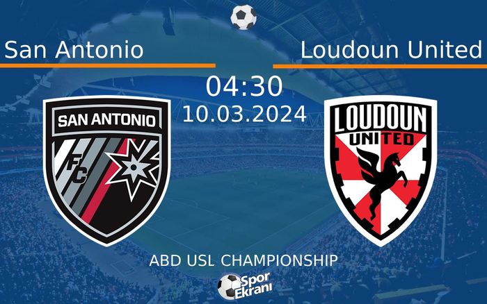 10 Mart 2024 San Antonio vs Loudoun United maçı Hangi Kanalda Saat Kaçta Yayınlanacak? 10 Mart 2024 San Antonio vs Loudoun United maçı Hangi Kanalda Saat Kaçta Yayınlanacak?