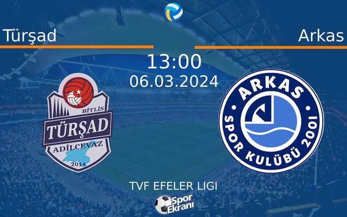 06 Mart 2024 Türşad vs Arkas maçı Hangi Kanalda Saat Kaçta Yayınlanacak? 06 Mart 2024 Türşad vs Arkas maçı Hangi Kanalda Saat Kaçta Yayınlanacak?