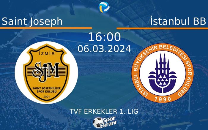06 Mart 2024 Saint Joseph vs İstanbul BB maçı Hangi Kanalda Saat Kaçta Yayınlanacak? 06 Mart 2024 Saint Joseph vs İstanbul BB maçı Hangi Kanalda Saat Kaçta Yayınlanacak?