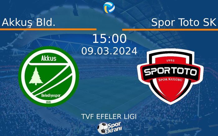 09 Mart 2024 Akkuş Bld. vs Spor Toto SK maçı Hangi Kanalda Saat Kaçta Yayınlanacak? 09 Mart 2024 Akkuş Bld. vs Spor Toto SK maçı Hangi Kanalda Saat Kaçta Yayınlanacak?