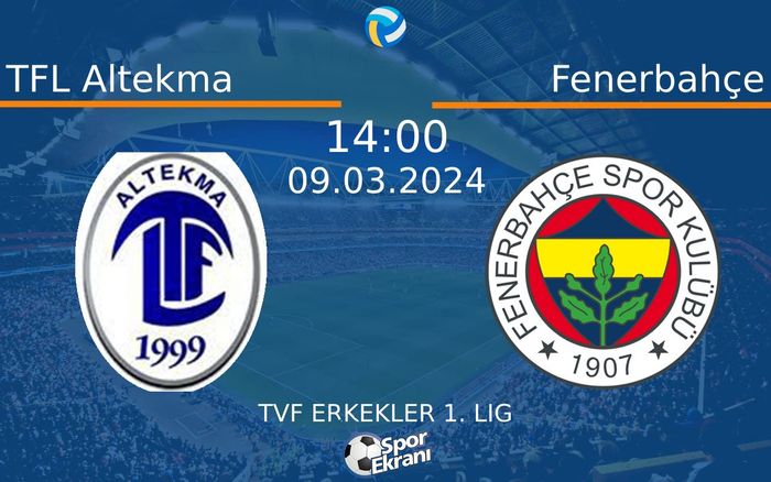 09 Mart 2024 TFL Altekma vs Fenerbahçe maçı Hangi Kanalda Saat Kaçta Yayınlanacak? 09 Mart 2024 TFL Altekma vs Fenerbahçe maçı Hangi Kanalda Saat Kaçta Yayınlanacak?
