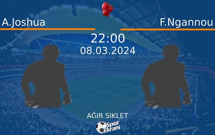 08 Mart 2024 A.Joshua vs F.Ngannou maçı Hangi Kanalda Saat Kaçta Yayınlanacak? 08 Mart 2024 A.Joshua vs F.Ngannou maçı Hangi Kanalda Saat Kaçta Yayınlanacak?