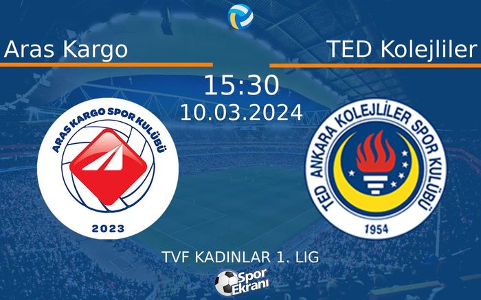 10 Mart 2024 Aras Kargo vs TED Kolejliler maçı Hangi Kanalda Saat Kaçta Yayınlanacak? 10 Mart 2024 Aras Kargo vs TED Kolejliler maçı Hangi Kanalda Saat Kaçta Yayınlanacak?