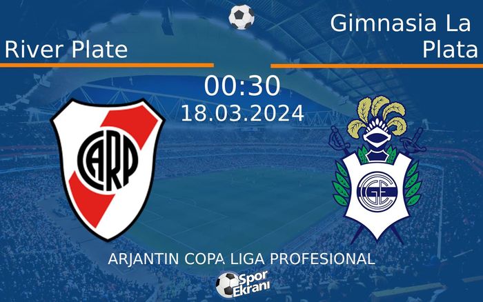 18 Mart 2024 River Plate vs Gimnasia La Plata maçı Hangi Kanalda Saat Kaçta Yayınlanacak? 18 Mart 2024 River Plate vs Gimnasia La Plata maçı Hangi Kanalda Saat Kaçta Yayınlanacak?
