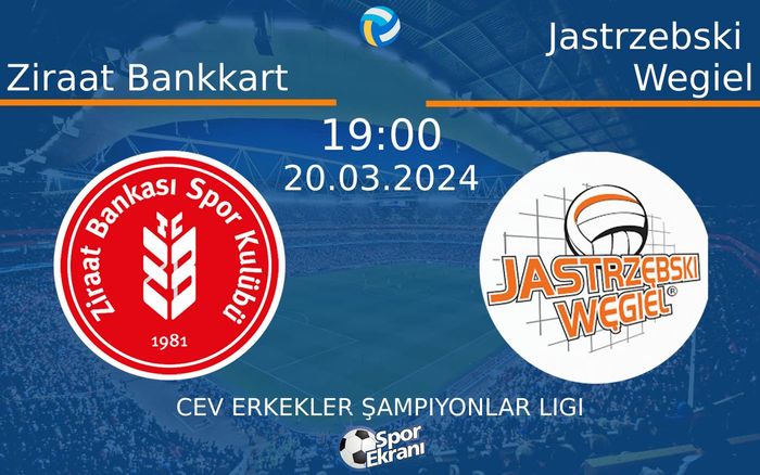 20 Mart 2024 Ziraat Bankkart vs Jastrzebski Wegiel maçı Hangi Kanalda Saat Kaçta Yayınlanacak? 20 Mart 2024 Ziraat Bankkart vs Jastrzebski Wegiel maçı Hangi Kanalda Saat Kaçta Yayınlanacak?