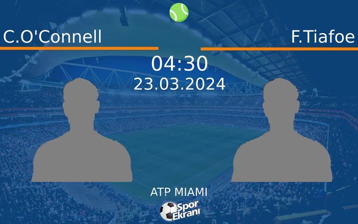 23 Mart 2024 C.O'Connell vs F.Tiafoe maçı Hangi Kanalda Saat Kaçta Yayınlanacak? 23 Mart 2024 C.O'Connell vs F.Tiafoe maçı Hangi Kanalda Saat Kaçta Yayınlanacak?