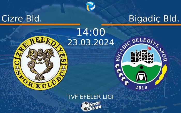 23 Mart 2024 Cizre Bld. vs Bigadiç Bld. maçı Hangi Kanalda Saat Kaçta Yayınlanacak? 23 Mart 2024 Cizre Bld. vs Bigadiç Bld. maçı Hangi Kanalda Saat Kaçta Yayınlanacak?
