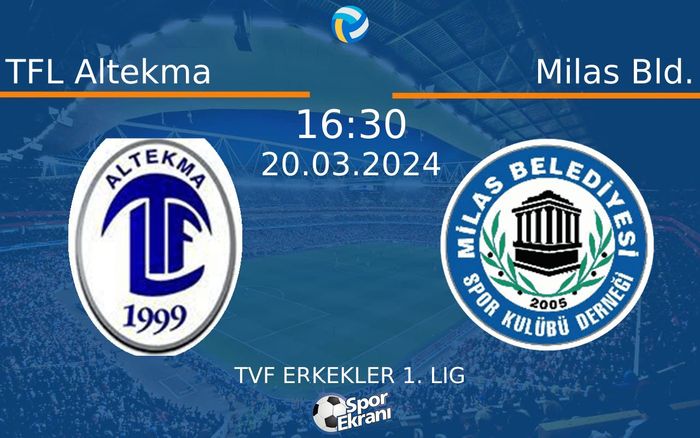 20 Mart 2024 TFL Altekma vs Milas Bld. maçı Hangi Kanalda Saat Kaçta Yayınlanacak? 20 Mart 2024 TFL Altekma vs Milas Bld. maçı Hangi Kanalda Saat Kaçta Yayınlanacak?