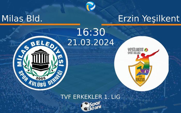 21 Mart 2024 Milas Bld. vs Erzin Yeşilkent maçı Hangi Kanalda Saat Kaçta Yayınlanacak? 21 Mart 2024 Milas Bld. vs Erzin Yeşilkent maçı Hangi Kanalda Saat Kaçta Yayınlanacak?