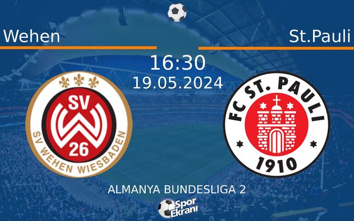 19 Mayıs 2024 Wehen vs St.Pauli maçı Hangi Kanalda Saat Kaçta Yayınlanacak? 19 Mayıs 2024 Wehen vs St.Pauli maçı Hangi Kanalda Saat Kaçta Yayınlanacak?