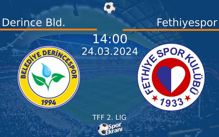 24 Mart 2024 Derince Bld. vs Fethiyespor maçı Hangi Kanalda Saat Kaçta Yayınlanacak? 24 Mart 2024 Derince Bld. vs Fethiyespor maçı Hangi Kanalda Saat Kaçta Yayınlanacak?