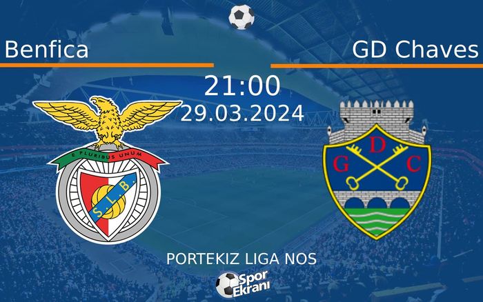 29 Mart 2024 Benfica vs GD Chaves maçı Hangi Kanalda Saat Kaçta Yayınlanacak?