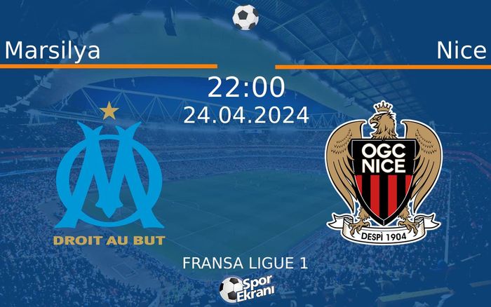 24 Nisan 2024 Marsilya vs Nice maçı Hangi Kanalda Saat Kaçta Yayınlanacak? 24 Nisan 2024 Marsilya vs Nice maçı Hangi Kanalda Saat Kaçta Yayınlanacak?