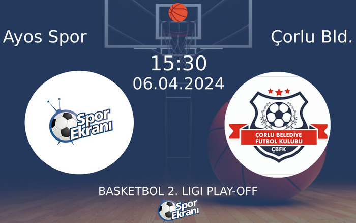06 Nisan 2024 Ayos Spor vs Çorlu Bld. maçı Hangi Kanalda Saat Kaçta Yayınlanacak? 06 Nisan 2024 Ayos Spor vs Çorlu Bld. maçı Hangi Kanalda Saat Kaçta Yayınlanacak?