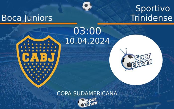 10 Nisan 2024 Boca Juniors vs Sportivo Trinidense maçı Hangi Kanalda Saat Kaçta Yayınlanacak? 10 Nisan 2024 Boca Juniors vs Sportivo Trinidense maçı Hangi Kanalda Saat Kaçta Yayınlanacak?