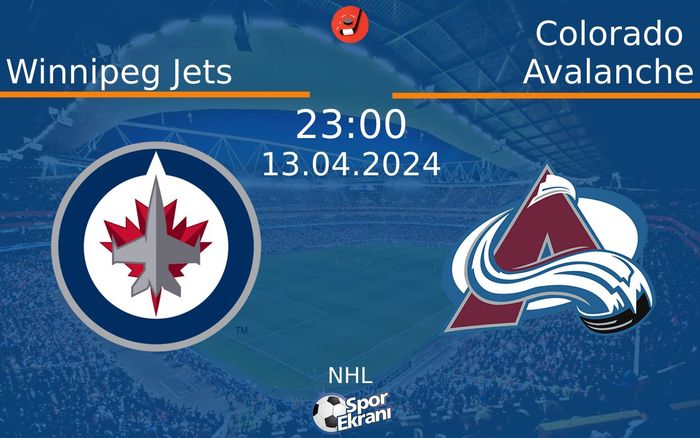 13 Nisan 2024 Winnipeg Jets vs Colorado Avalanche maçı Hangi Kanalda Saat Kaçta Yayınlanacak? 13 Nisan 2024 Winnipeg Jets vs Colorado Avalanche maçı Hangi Kanalda Saat Kaçta Yayınlanacak?