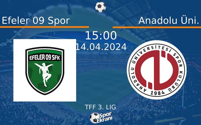 14 Nisan 2024 Efeler 09 Spor vs Anadolu Üni. maçı Hangi Kanalda Saat Kaçta Yayınlanacak? 14 Nisan 2024 Efeler 09 Spor vs Anadolu Üni. maçı Hangi Kanalda Saat Kaçta Yayınlanacak?