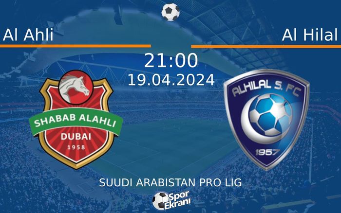 19 Nisan 2024 Al Ahli vs Al Hilal maçı Hangi Kanalda Saat Kaçta Yayınlanacak? 19 Nisan 2024 Al Ahli vs Al Hilal maçı Hangi Kanalda Saat Kaçta Yayınlanacak?