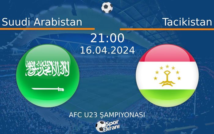 16 Nisan 2024 Suudi Arabistan vs Tacikistan maçı Hangi Kanalda Saat Kaçta Yayınlanacak? 16 Nisan 2024 Suudi Arabistan vs Tacikistan maçı Hangi Kanalda Saat Kaçta Yayınlanacak?