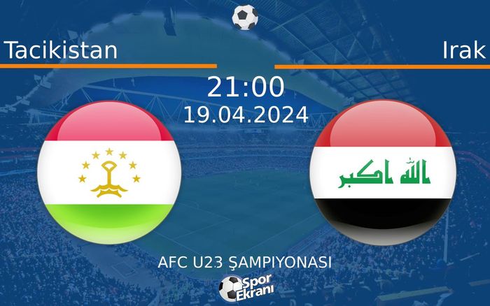 19 Nisan 2024 Tacikistan vs Irak maçı Hangi Kanalda Saat Kaçta Yayınlanacak? 19 Nisan 2024 Tacikistan vs Irak maçı Hangi Kanalda Saat Kaçta Yayınlanacak?