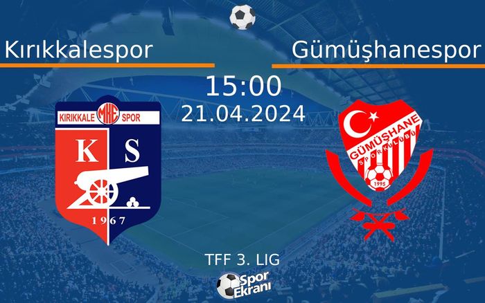21 Nisan 2024 Kırıkkalespor vs Gümüşhanespor maçı Hangi Kanalda Saat Kaçta Yayınlanacak? 21 Nisan 2024 Kırıkkalespor vs Gümüşhanespor maçı Hangi Kanalda Saat Kaçta Yayınlanacak?