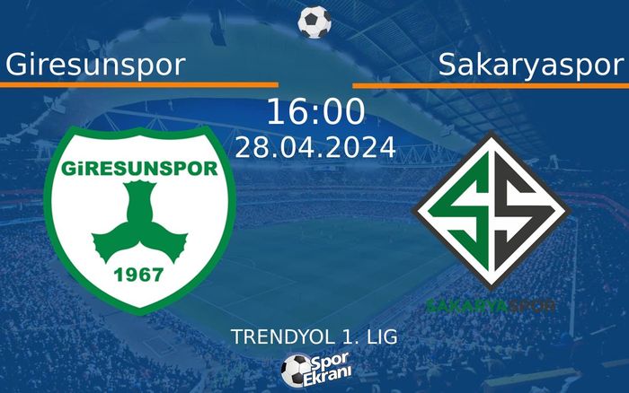 28 Nisan 2024 Giresunspor vs Sakaryaspor maçı Hangi Kanalda Saat Kaçta Yayınlanacak? 28 Nisan 2024 Giresunspor vs Sakaryaspor maçı Hangi Kanalda Saat Kaçta Yayınlanacak?