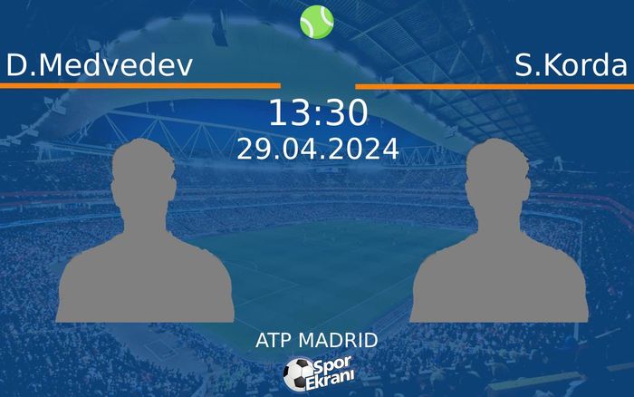 29 Nisan 2024 D.Medvedev vs S.Korda maçı Hangi Kanalda Saat Kaçta Yayınlanacak? 29 Nisan 2024 D.Medvedev vs S.Korda maçı Hangi Kanalda Saat Kaçta Yayınlanacak?