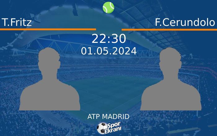 01 Mayıs 2024 T.Fritz vs F.Cerundolo maçı Hangi Kanalda Saat Kaçta Yayınlanacak? 01 Mayıs 2024 T.Fritz vs F.Cerundolo maçı Hangi Kanalda Saat Kaçta Yayınlanacak?