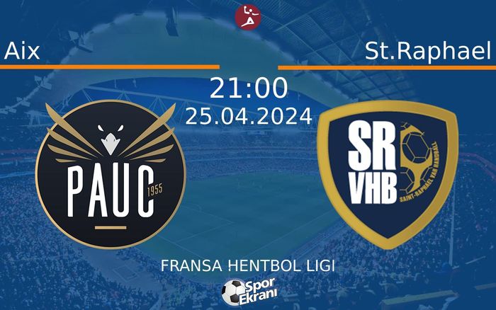 25 Nisan 2024 Aix vs St.Raphael maçı Hangi Kanalda Saat Kaçta Yayınlanacak? 25 Nisan 2024 Aix vs St.Raphael maçı Hangi Kanalda Saat Kaçta Yayınlanacak?