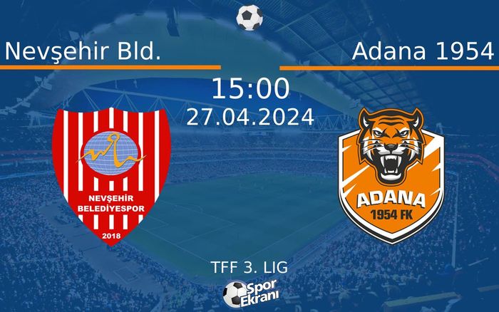 27 Nisan 2024 Nevşehir Bld. vs Adana 1954 maçı Hangi Kanalda Saat Kaçta Yayınlanacak? 27 Nisan 2024 Nevşehir Bld. vs Adana 1954 maçı Hangi Kanalda Saat Kaçta Yayınlanacak?