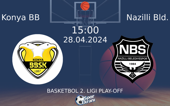 28 Nisan 2024 Konya BB vs Nazilli Bld. maçı Hangi Kanalda Saat Kaçta Yayınlanacak? 28 Nisan 2024 Konya BB vs Nazilli Bld. maçı Hangi Kanalda Saat Kaçta Yayınlanacak?
