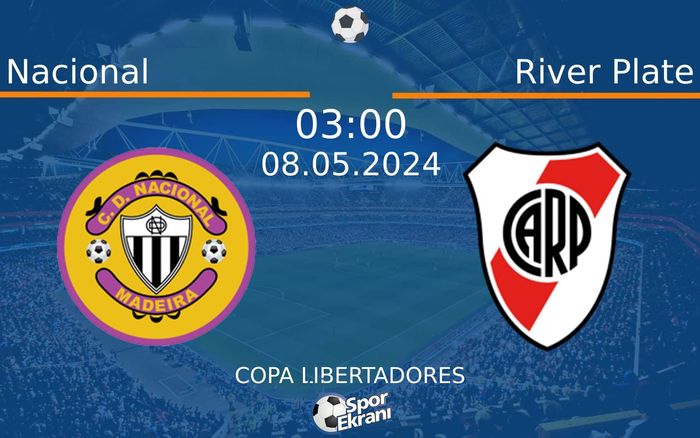 08 Mayıs 2024 Nacional vs River Plate maçı Hangi Kanalda Saat Kaçta Yayınlanacak? 08 Mayıs 2024 Nacional vs River Plate maçı Hangi Kanalda Saat Kaçta Yayınlanacak?