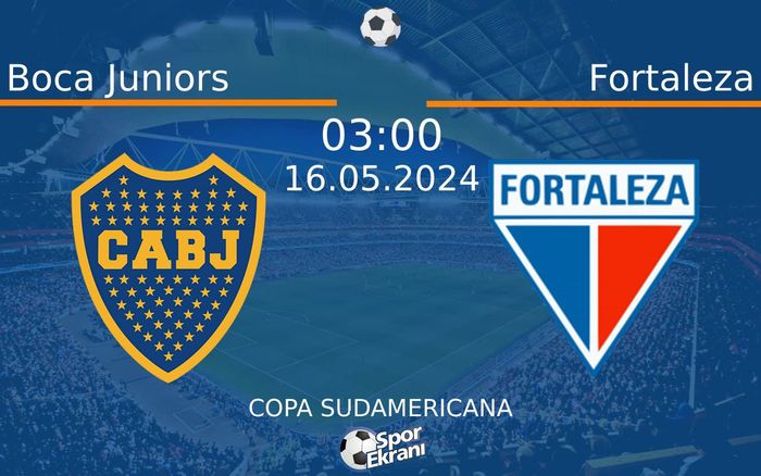 16 Mayıs 2024 Boca Juniors vs Fortaleza maçı Hangi Kanalda Saat Kaçta Yayınlanacak? 16 Mayıs 2024 Boca Juniors vs Fortaleza maçı Hangi Kanalda Saat Kaçta Yayınlanacak?
