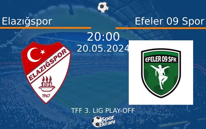 20 Mayıs 2024 Elazığspor vs Efeler 09 Spor maçı Hangi Kanalda Saat Kaçta Yayınlanacak? 20 Mayıs 2024 Elazığspor vs Efeler 09 Spor maçı Hangi Kanalda Saat Kaçta Yayınlanacak?